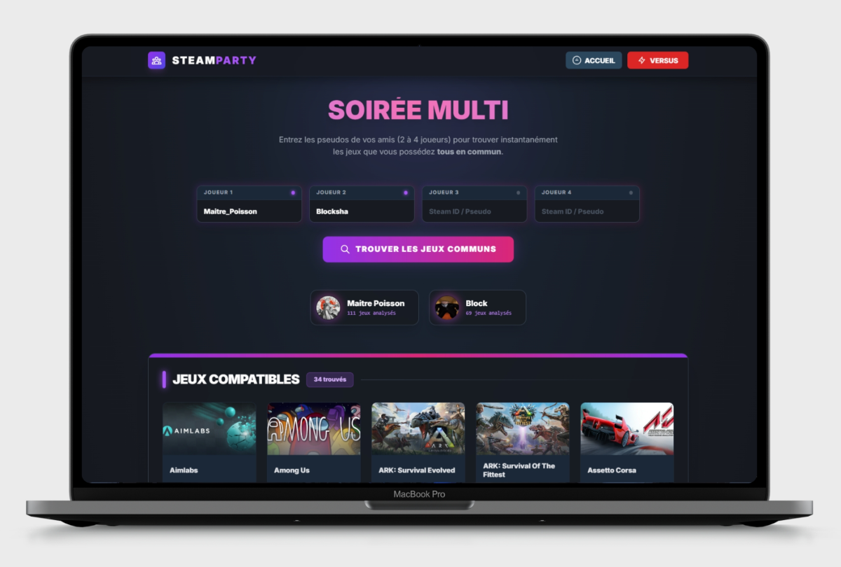 Steam Site API